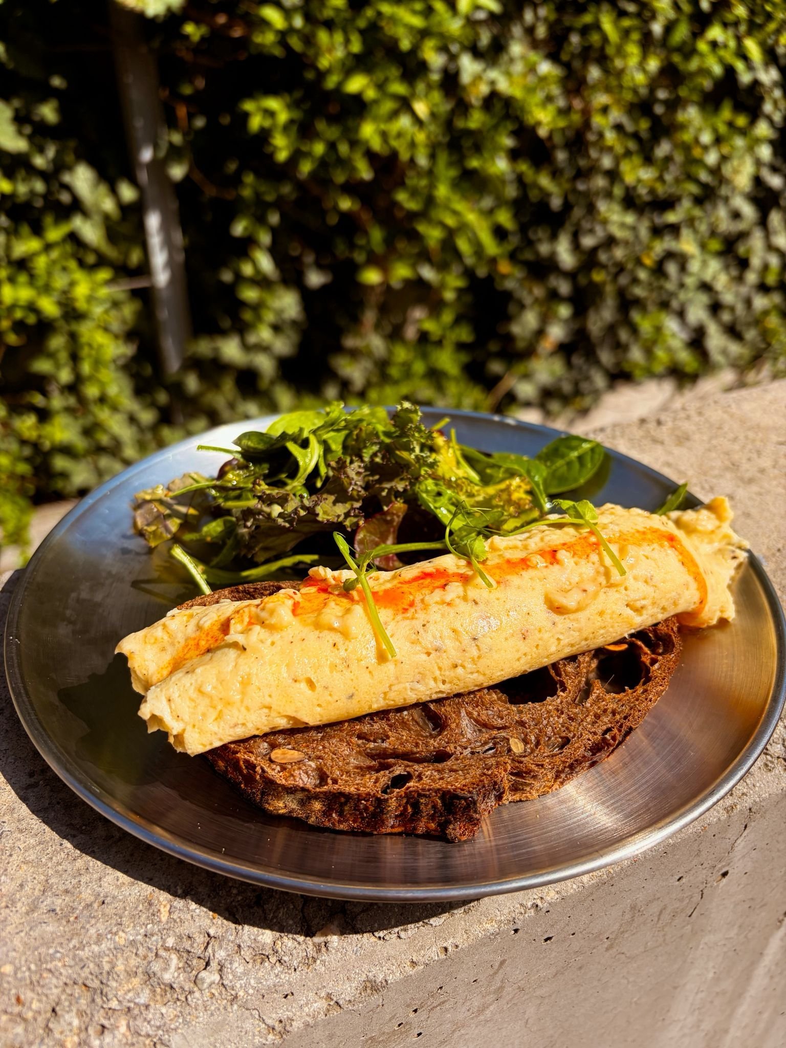 French omelette servita la Butter Dorobanti Bucuresti